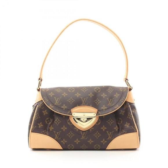 LOUIS VUITTON Brown Monogram Leather Shoulder Bag - Picture 1 of 11